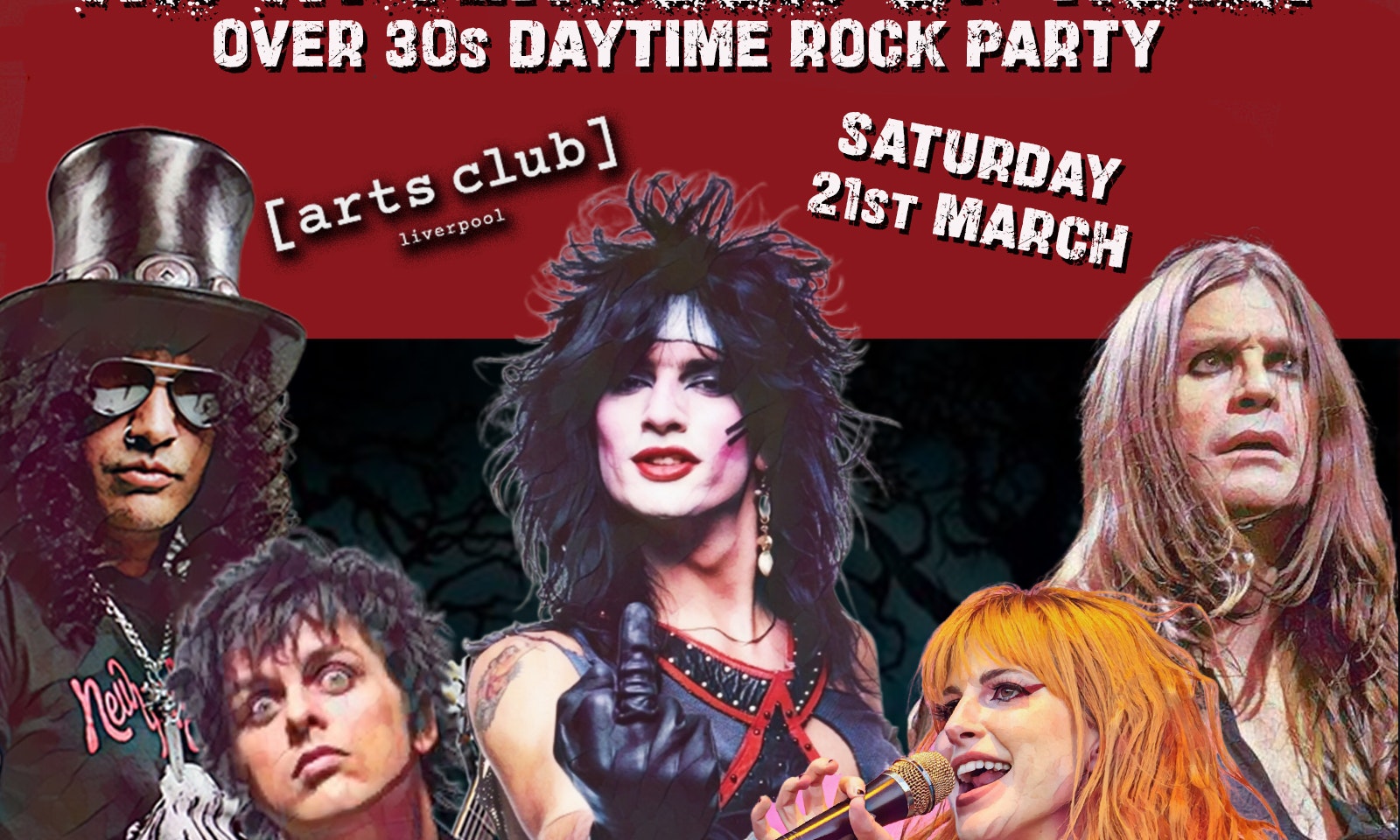 An Afternoon of Rock: LIVERPOOL (Over 30s)1/3 sold