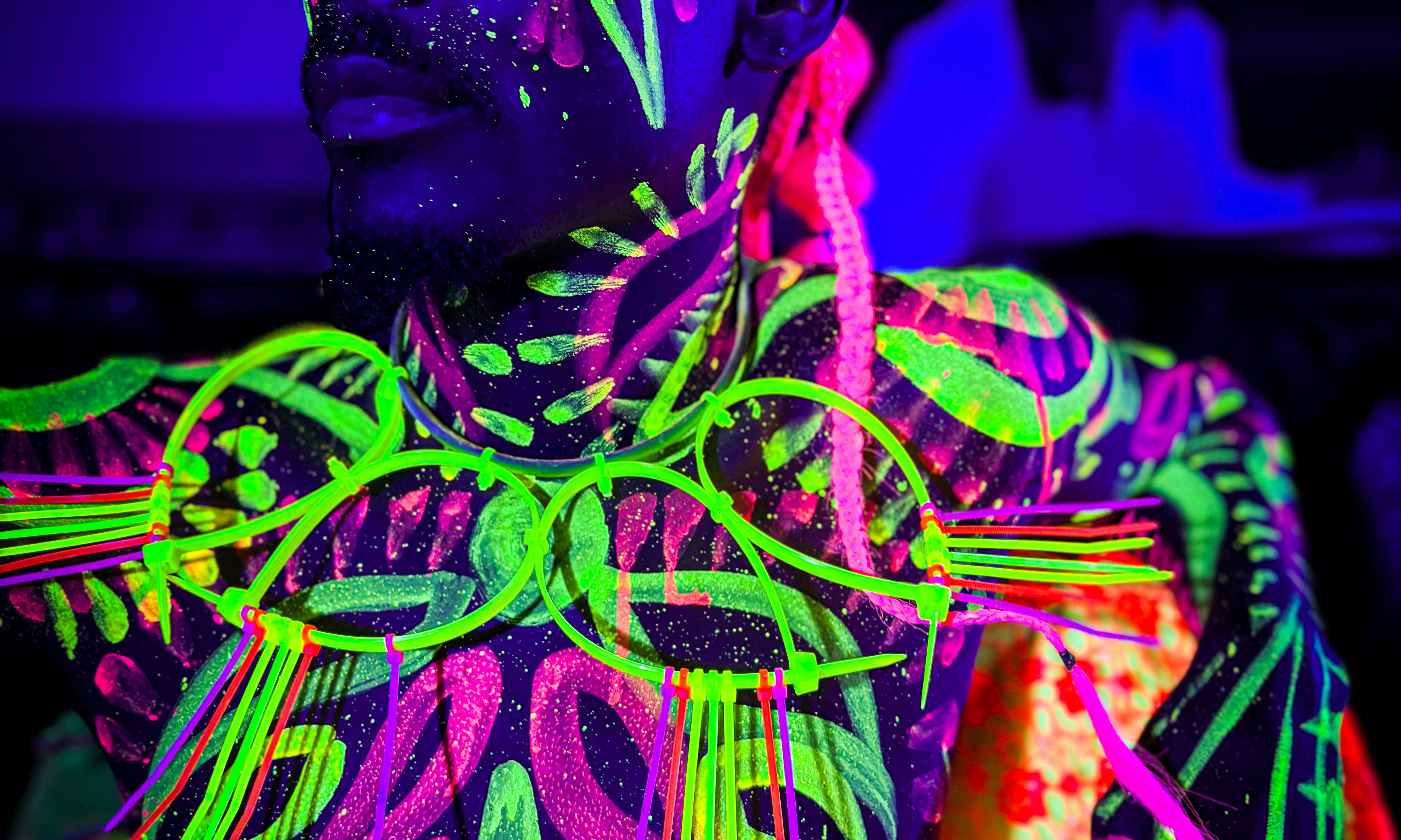 Neon Naked Life Drawing | UV Art Experience