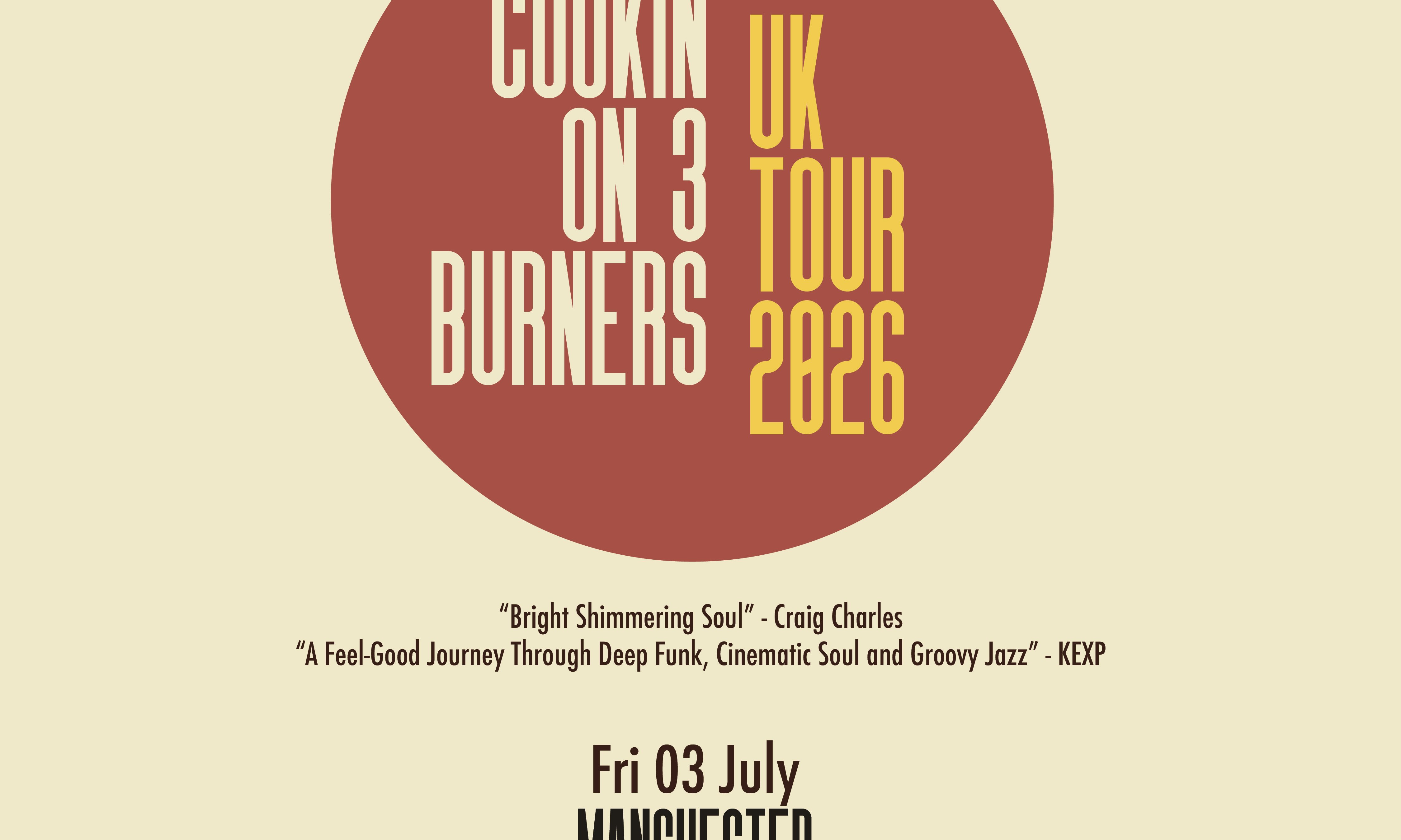 COOKIN' ON 3 BURNERS