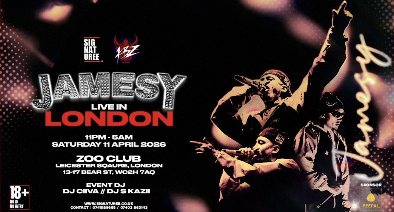 JAMESY TOUR 26 LONDON
