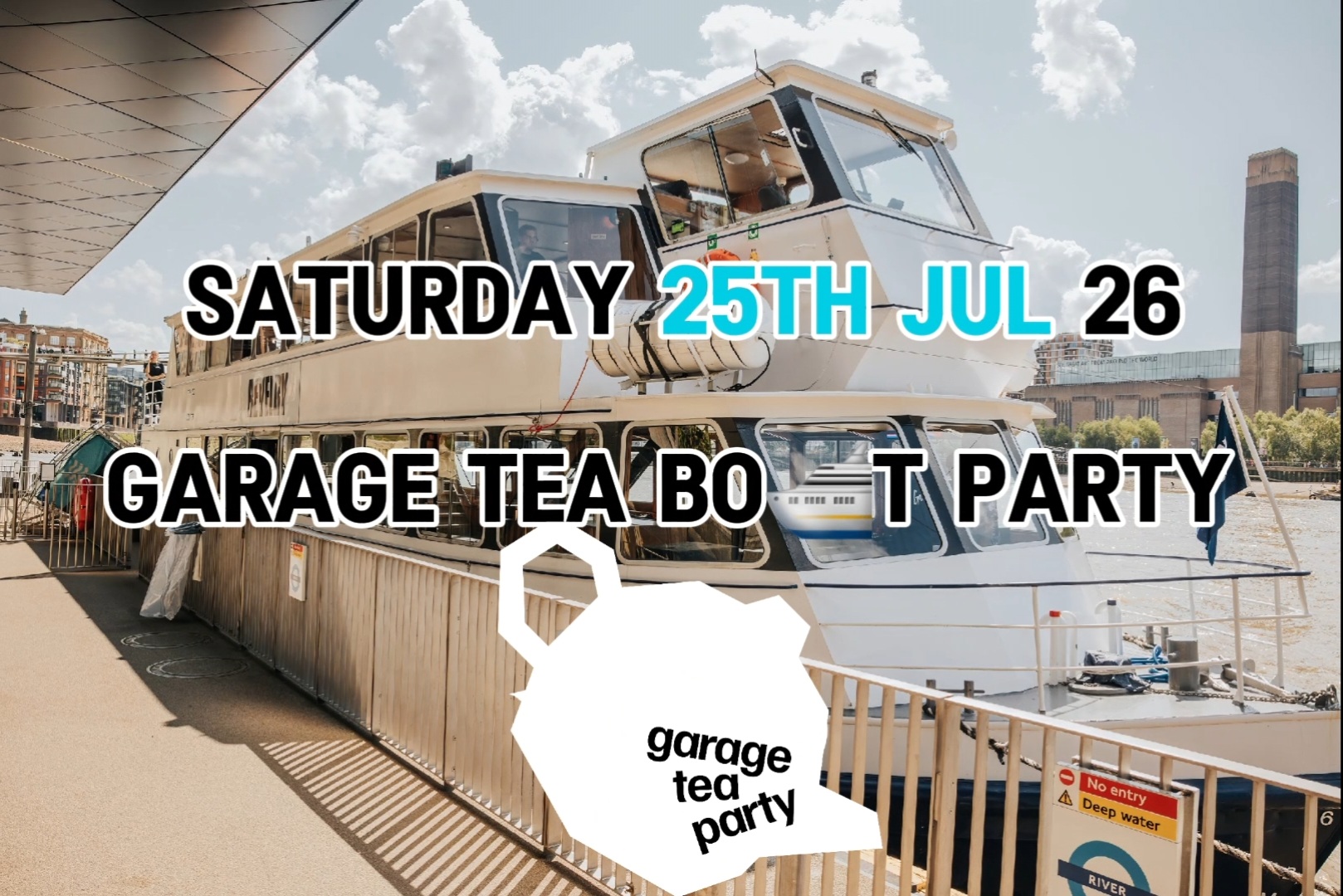 Garage Tea Bo🛳t Party