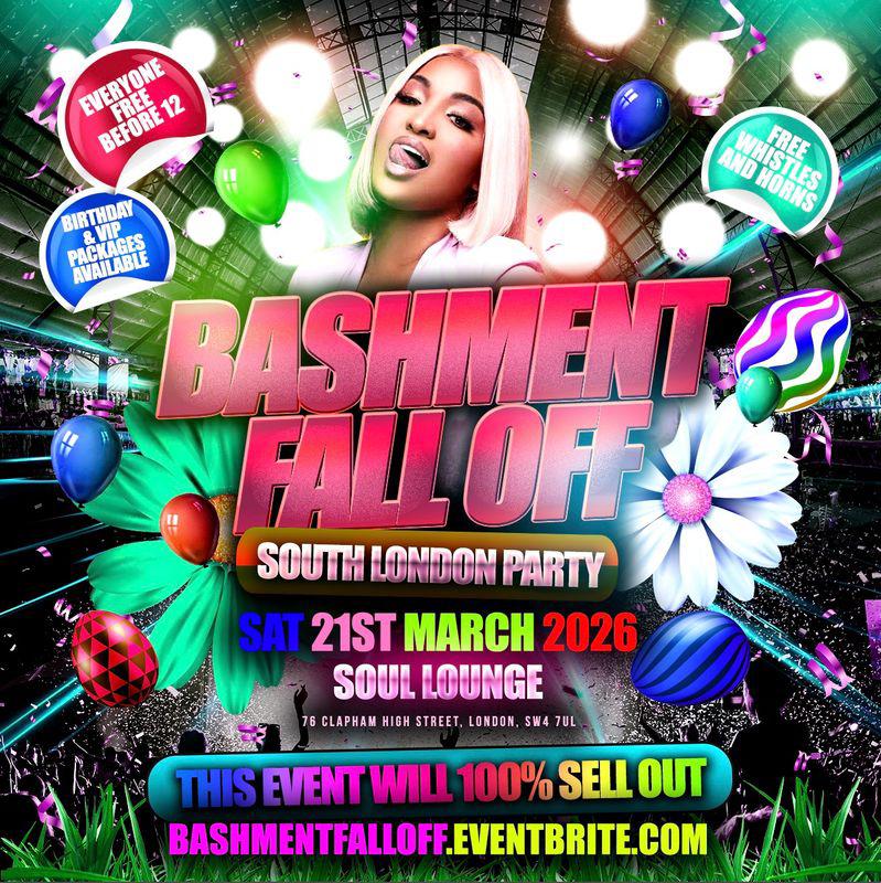 Bashment Fall Off Party - Everyone Free Before 12AM