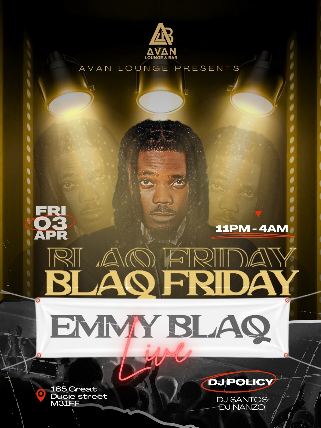 Avan Lounge Presents: Blaq Friday - Emmy Blaq Live