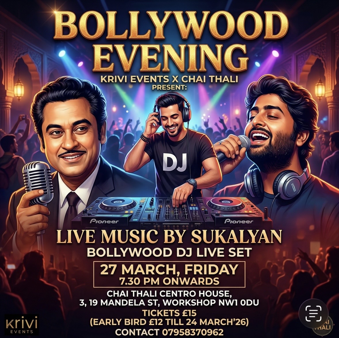 Bollywood Evening at Chai Thali, Camden