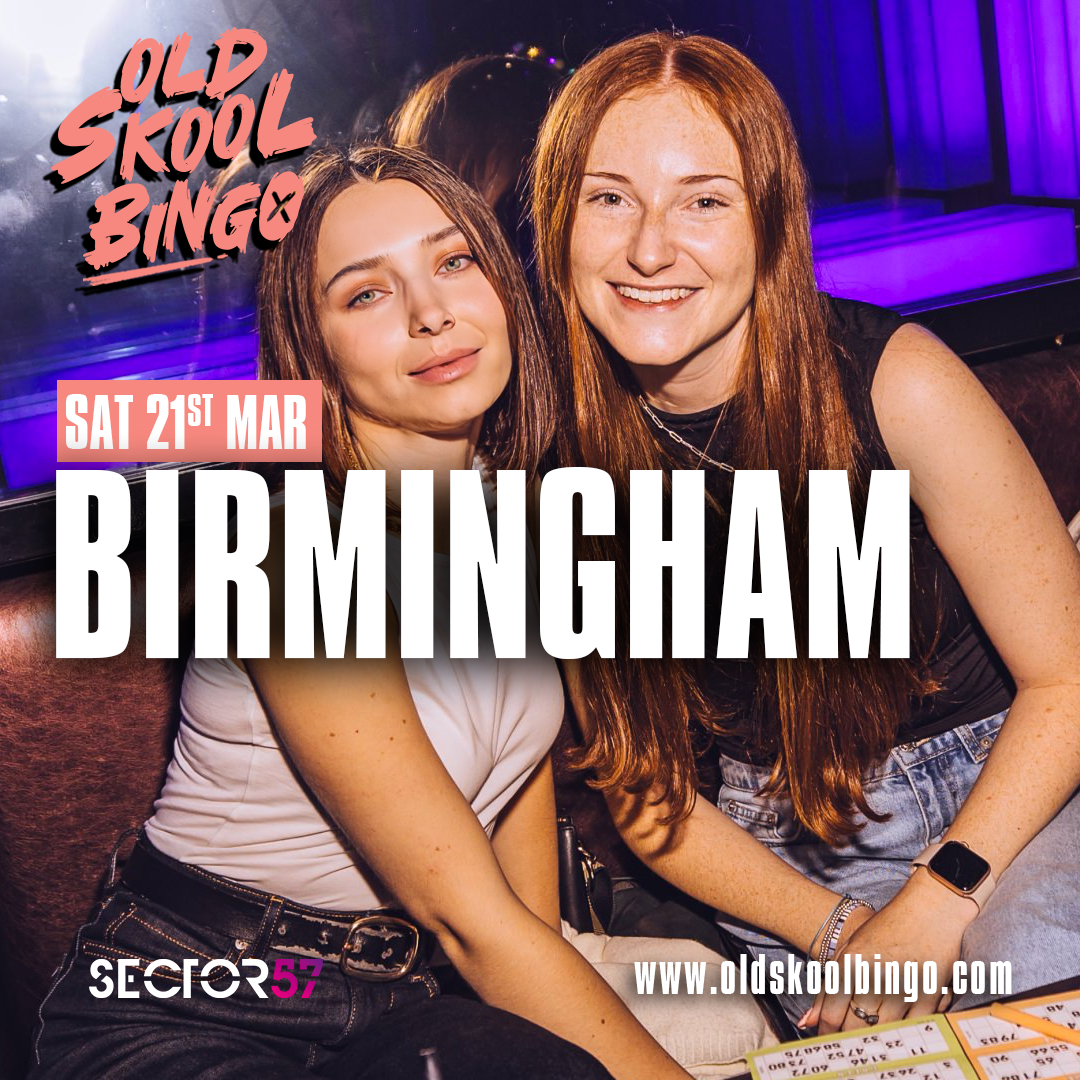Old Skool Bingo Sat  21st March Birmingham