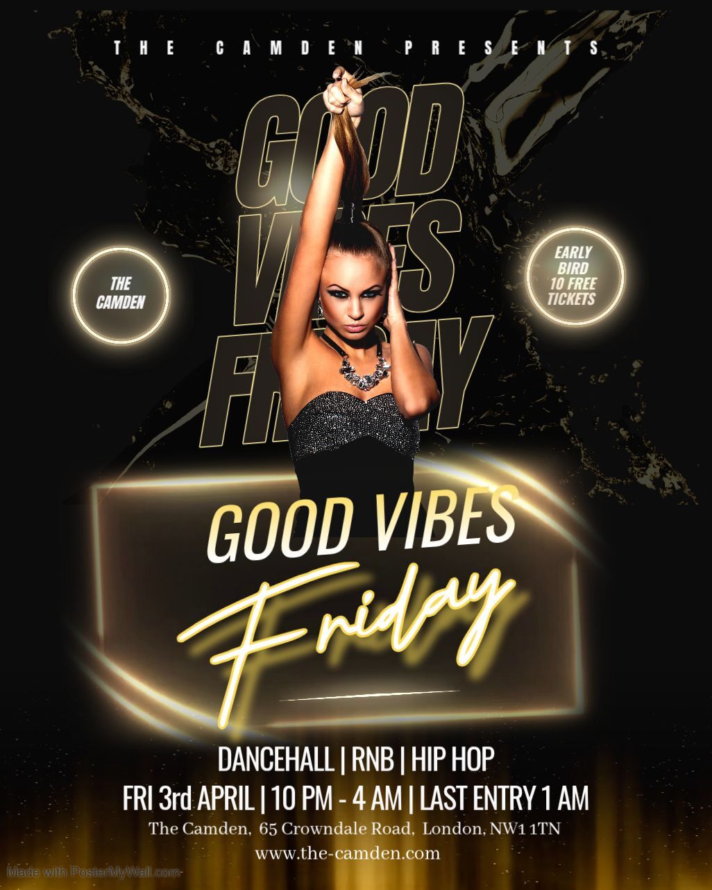 Good Vibes Friday at The Camden | Free Entry Tickets Available | 3 April