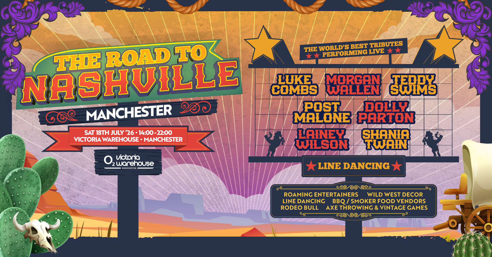 Road to Nashville Festival | O2 Victoria Warehouse