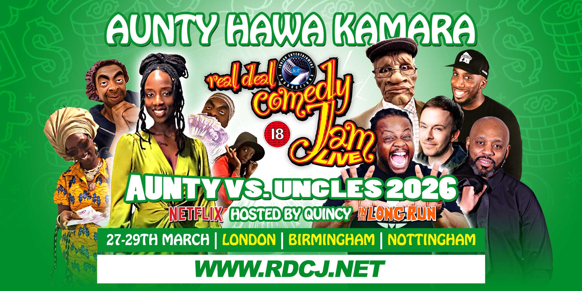 Birmingham Real Deal Comedy Jam - Aunty Vs. Uncles 2026!