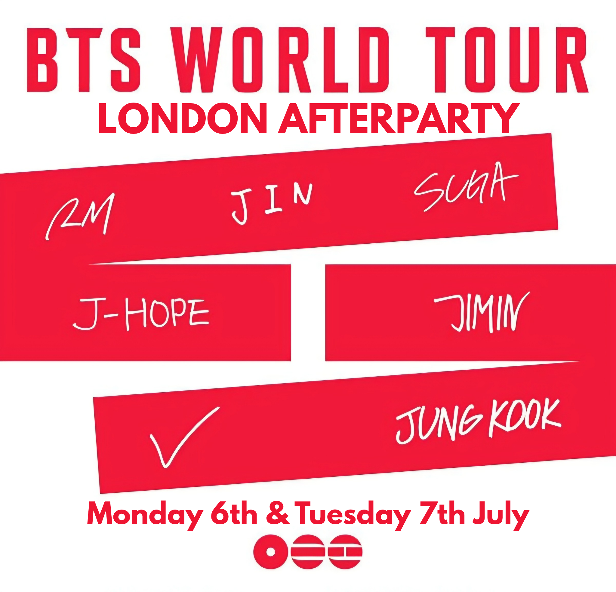 BTS LONDON MONDAY AFTERPARTY with DJ Armani Thai: Summer KPop Club | KPop KHipHop EDM | Tickets from £5 | 6/7/26