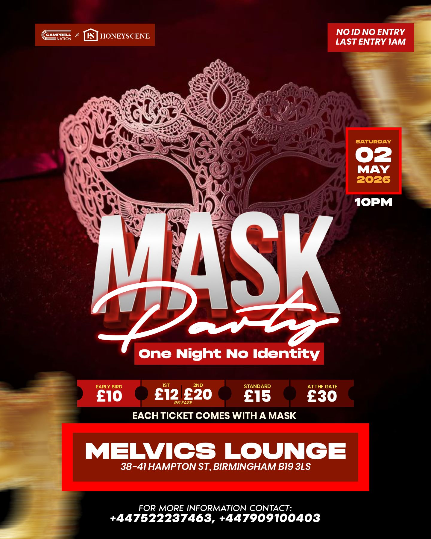 MASK PARTY~ One Night, No identity