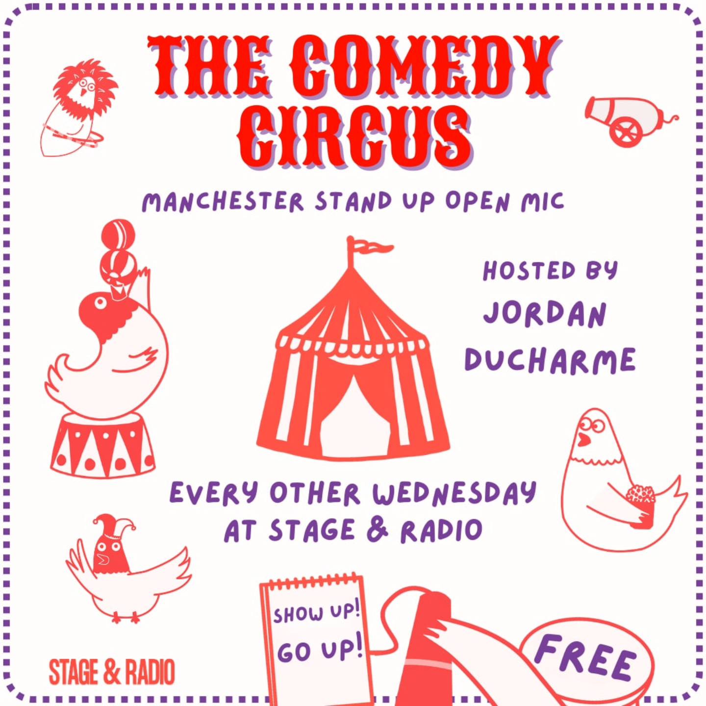 Comedy Circus Open Mic!