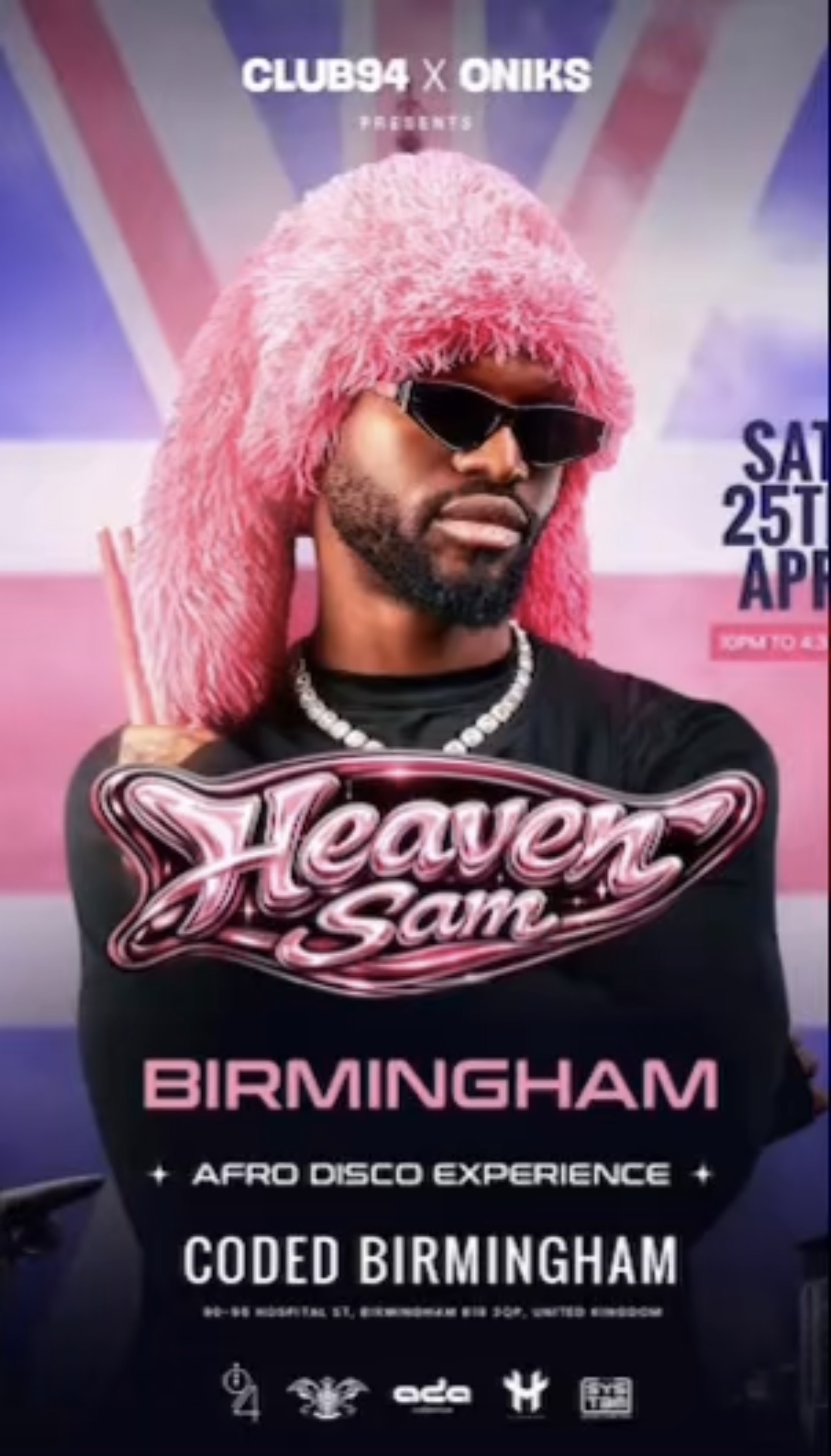 HEAVEN SAM LIVE - BIRMINGHAM