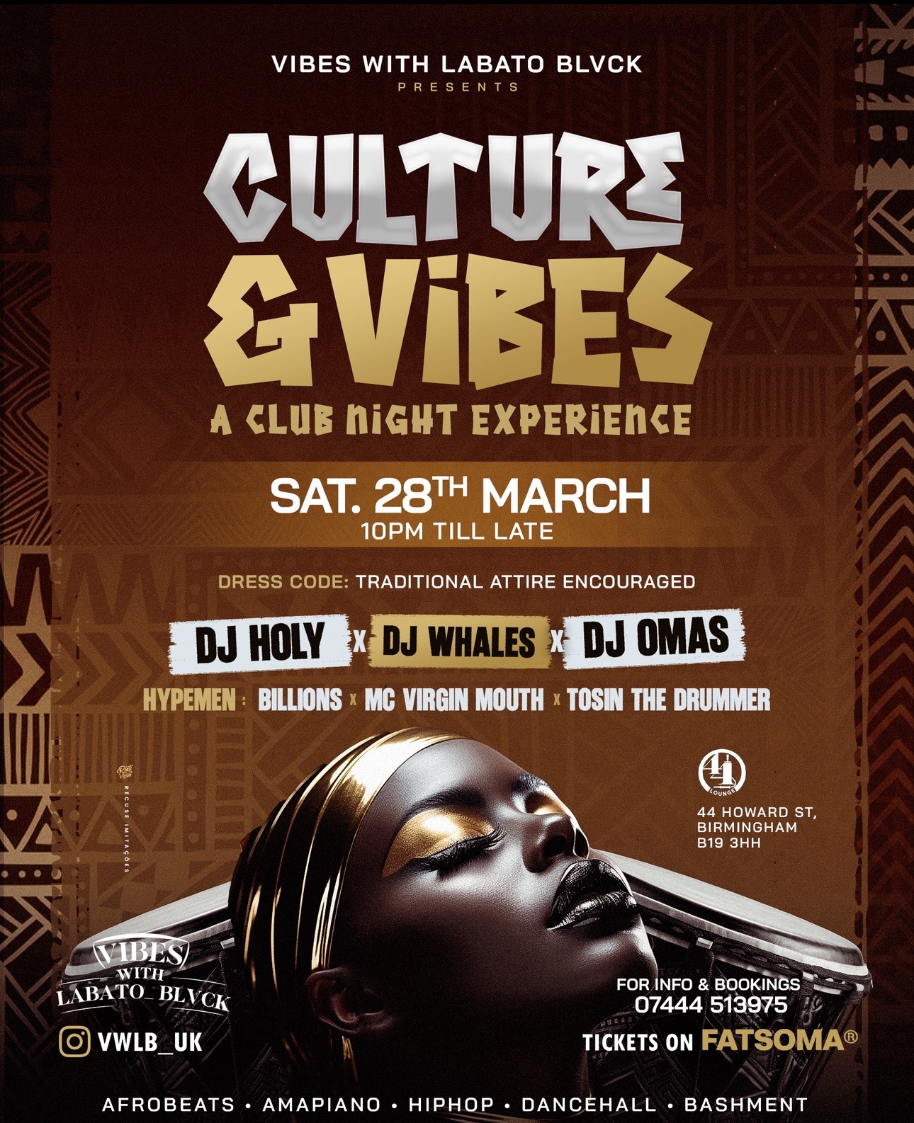 CULTURE & VIBES ( A CLUB NIGHT EXPERIENCE)