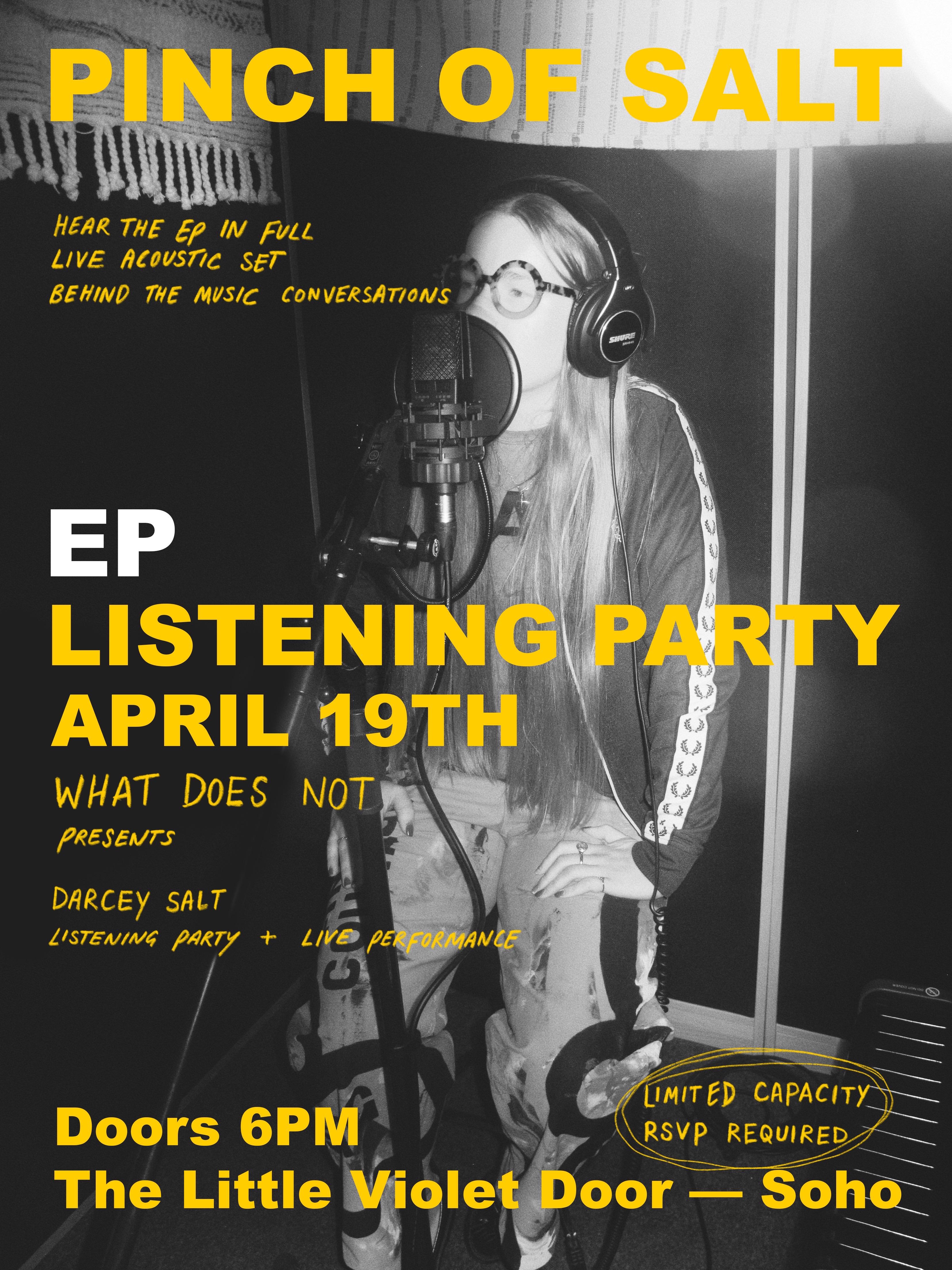 WDN presents: The Darcey Salt Listening Party