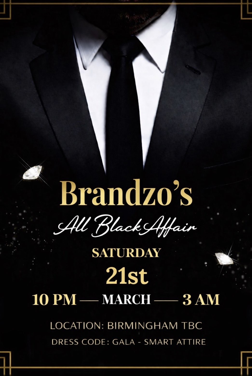 Brandzo's All Black Affair