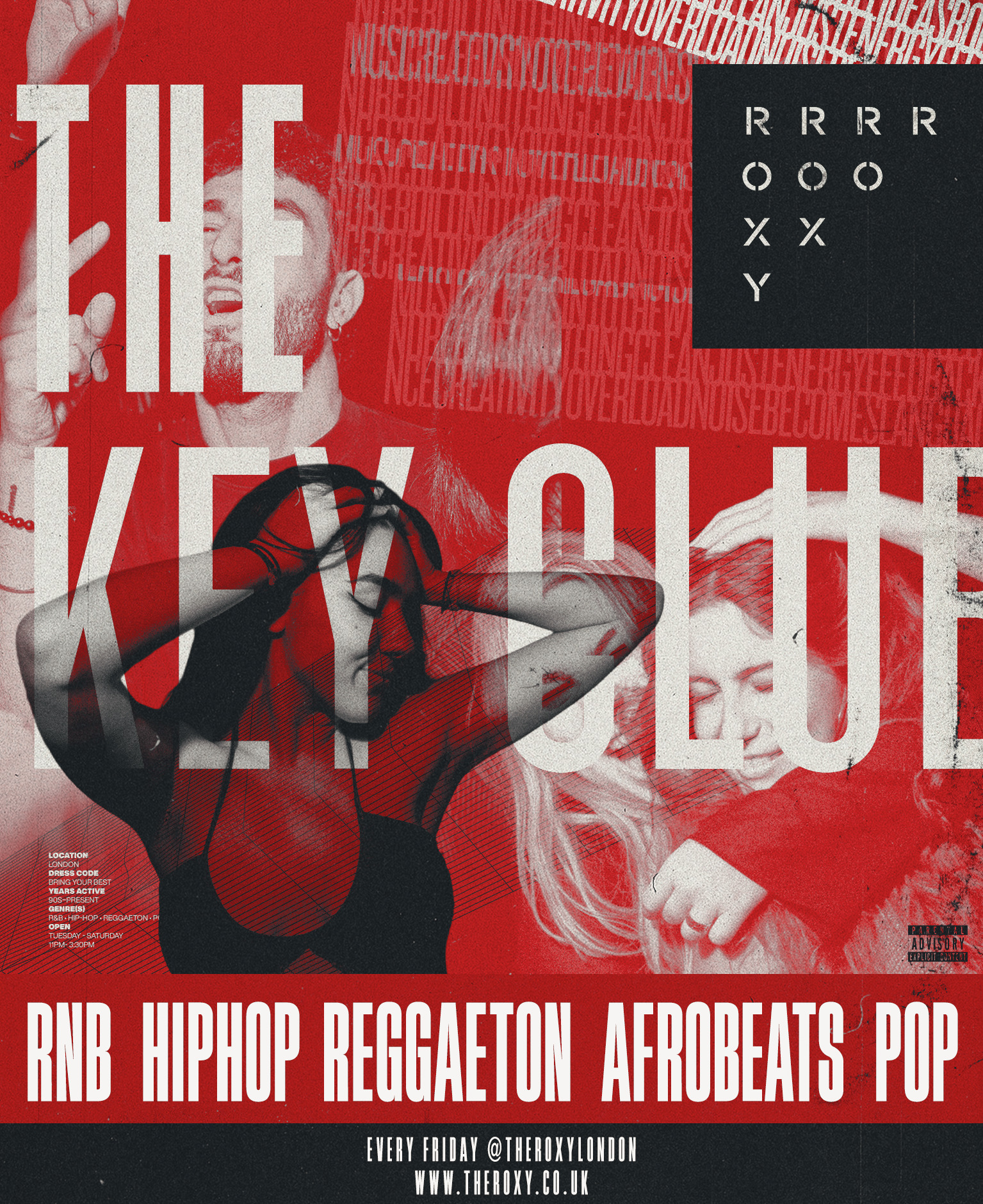 FRIDAYS @ THEROXYLONDON // DANCE/HOUSE/RNB/POP/CLUB ANTHEMS