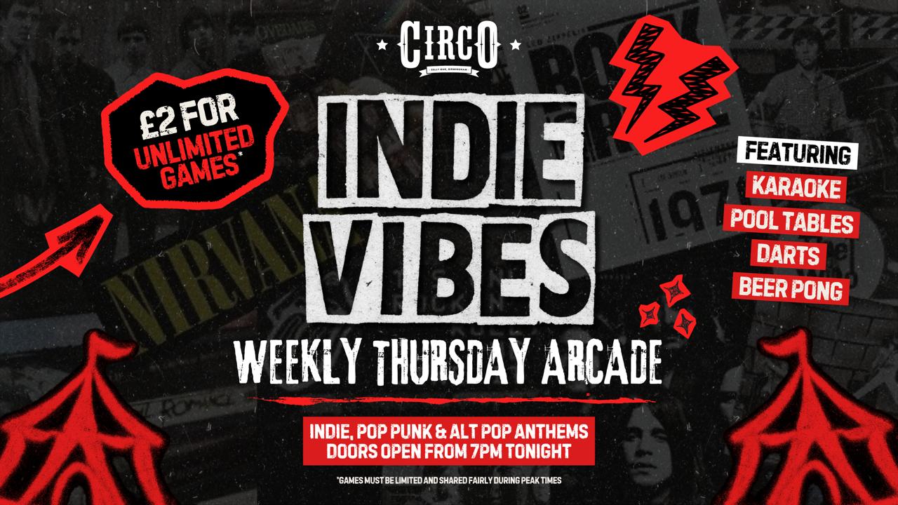 INDIE NIGHT - 🎸GAMES, KARAOKE & DJ 🎸 [EVERY THURSDAY]