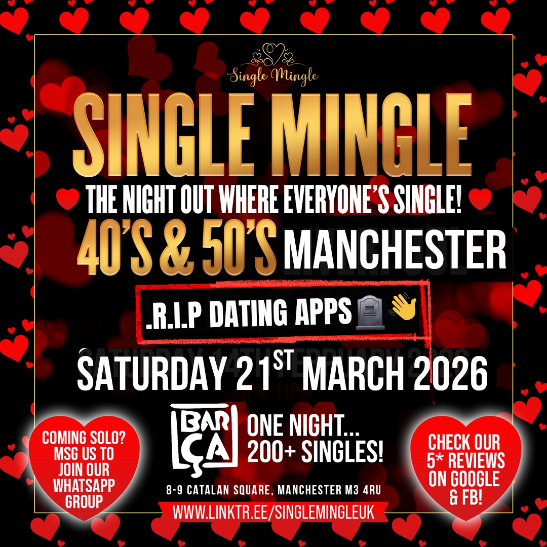 Single Mingle - 40's & 50's (Manchester) - 21st March 2026