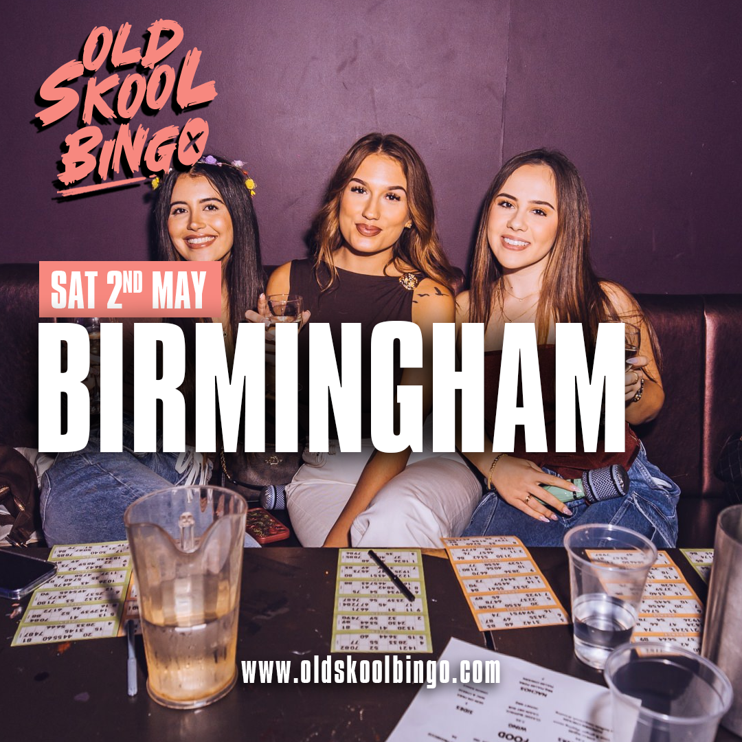Old Skool Bingo Sat  2nd May Birmingham