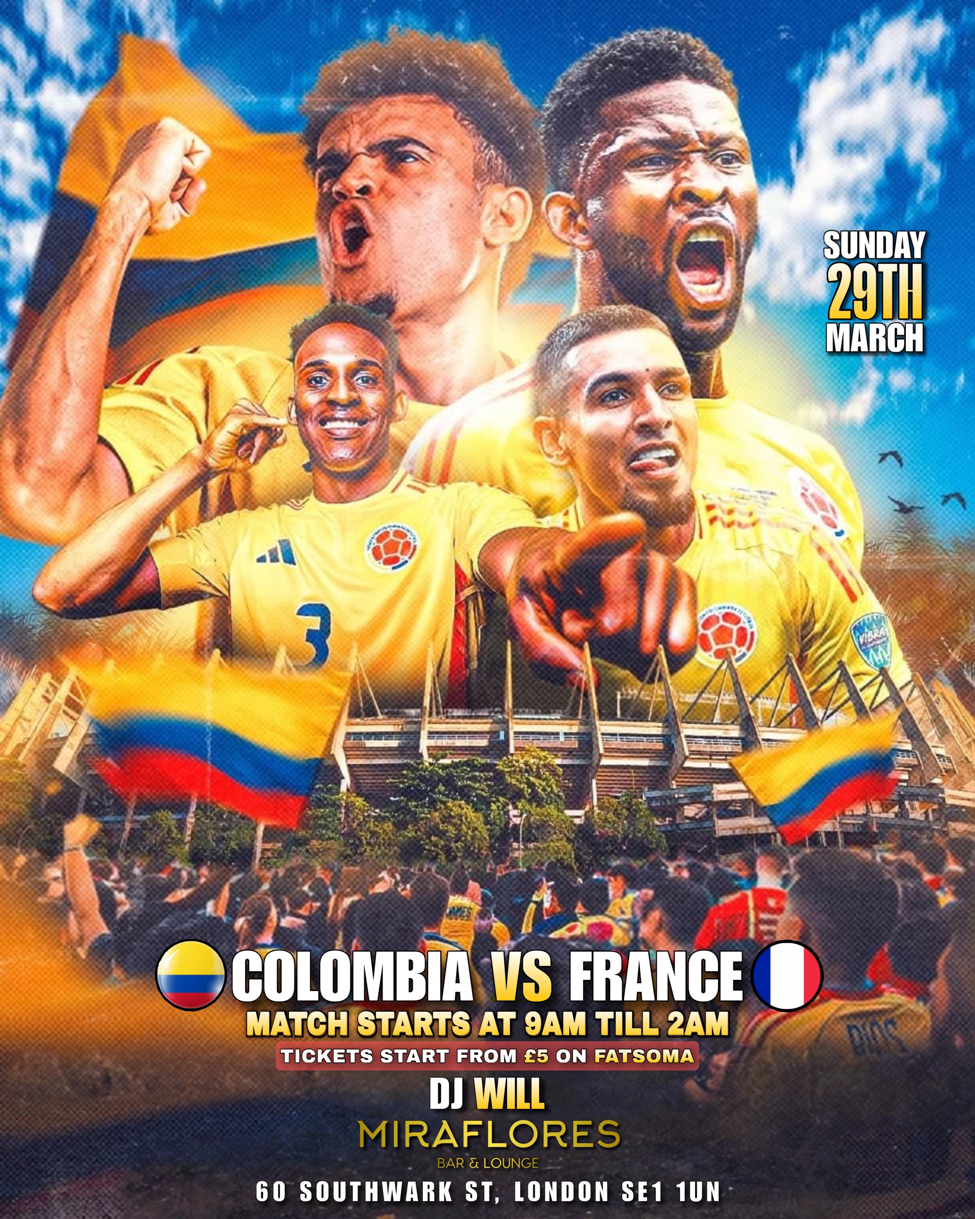 COLOMBIA VS FRANCE