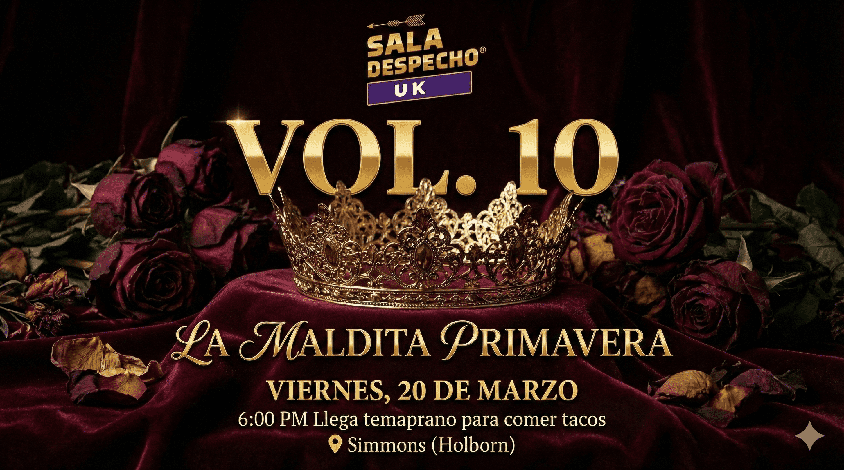SALA DE DESPECHO VOL. 10: LA MALDITA PRIMAVERA 🌸👑 (Sold-out)