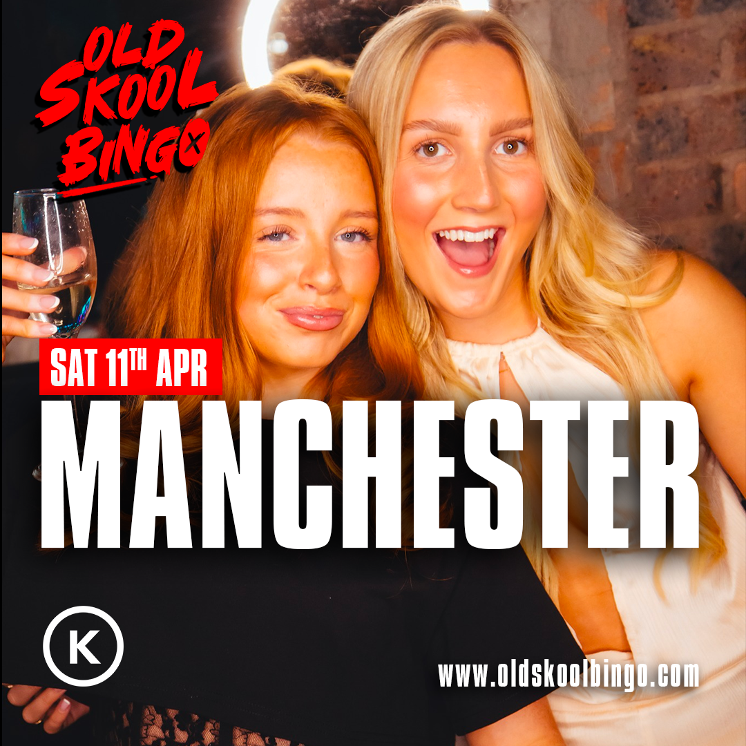 Old Skool Bingo Sat 11th April Manchester