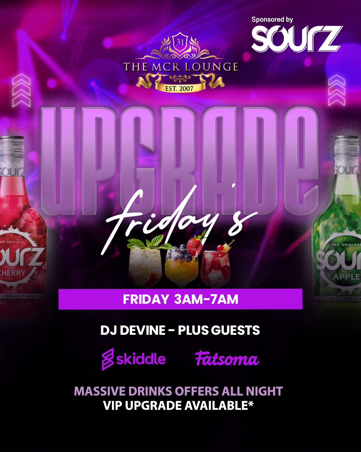 Upgrade Fridays - MCR Lounge