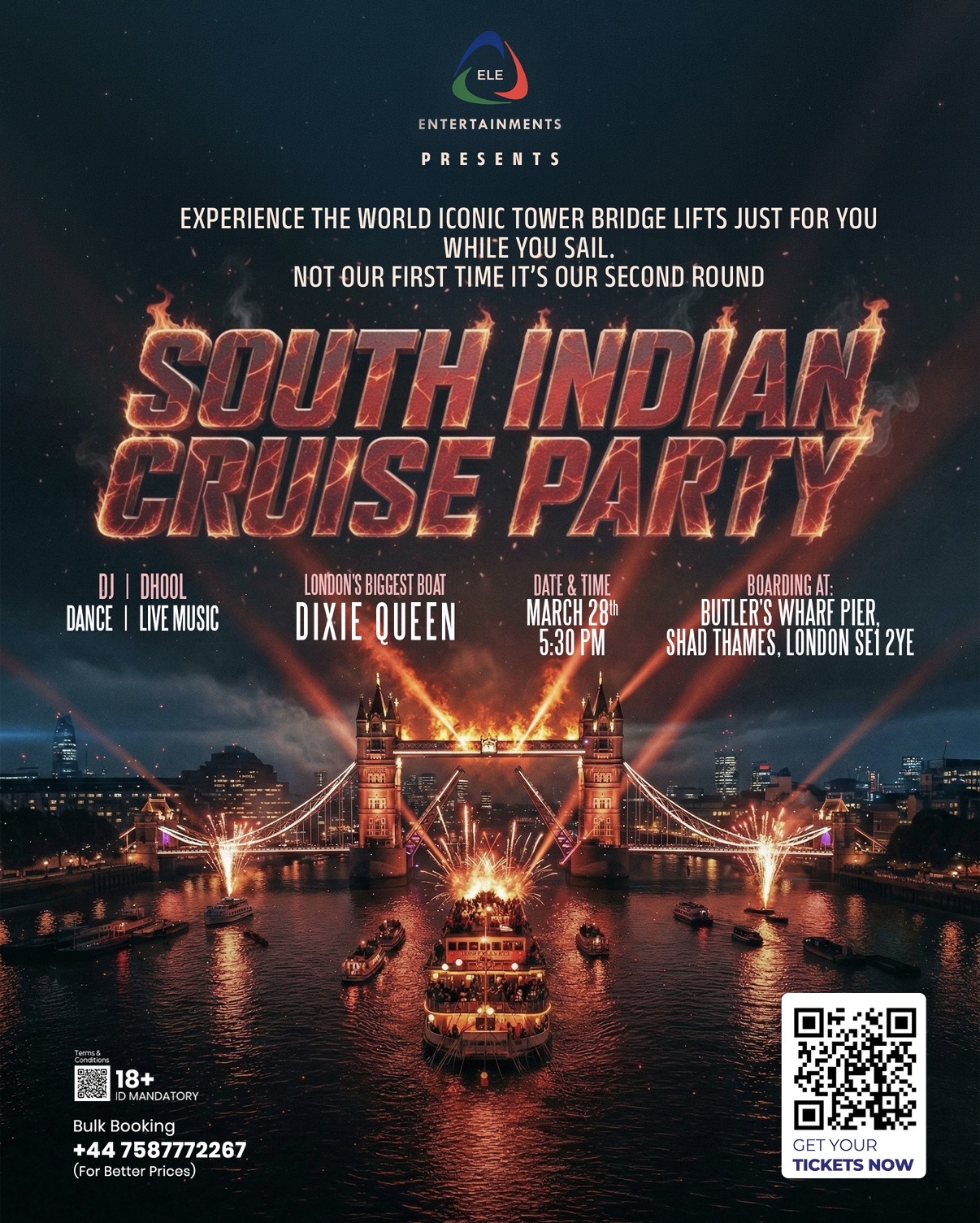 SOUTH INDIAN CRUISE PARTY by ELE ENTERTAINMENTS