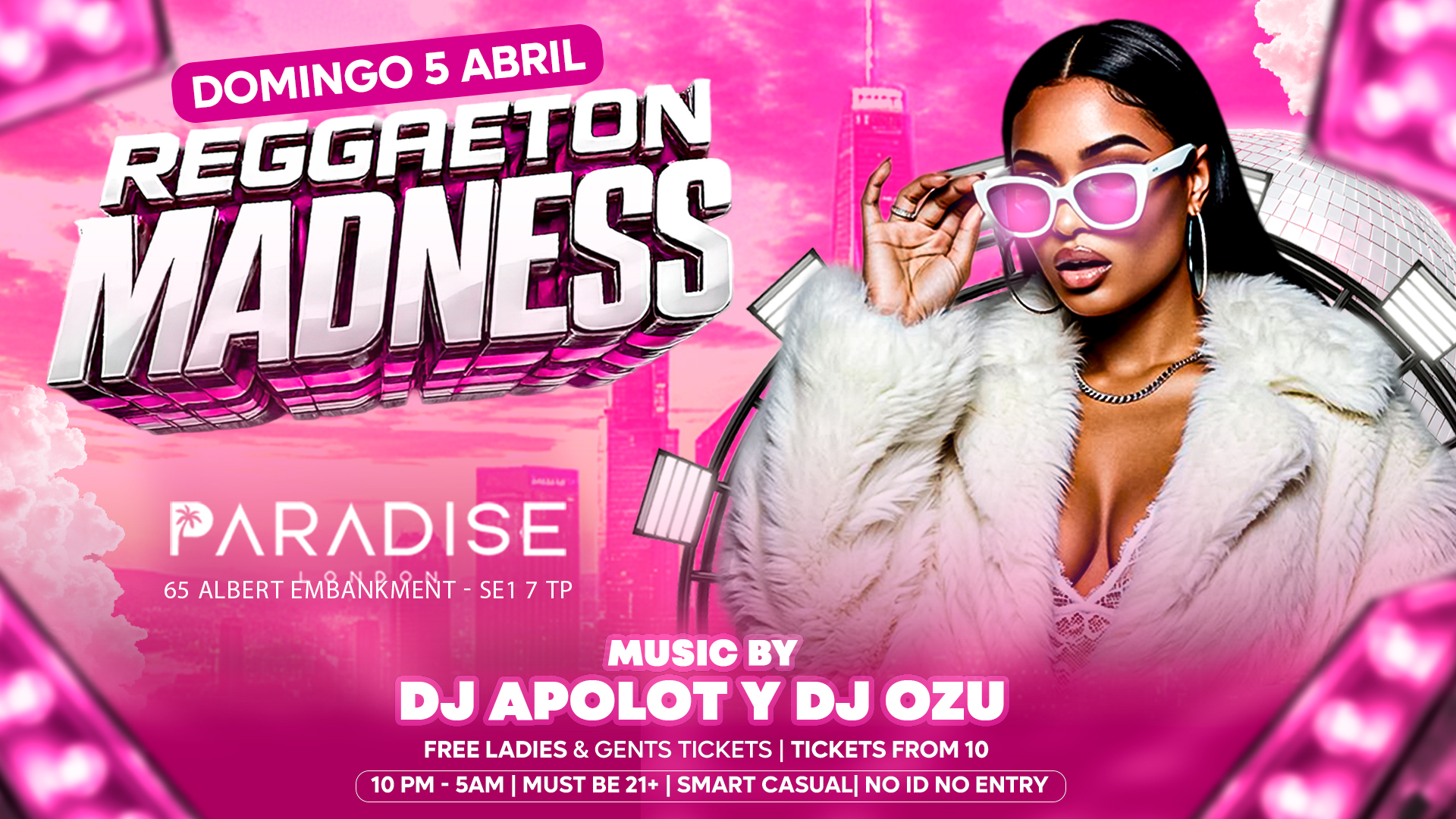 REGGAETON MADNESS “ BANK HOLIDAY SPECIAL”@PARADISE