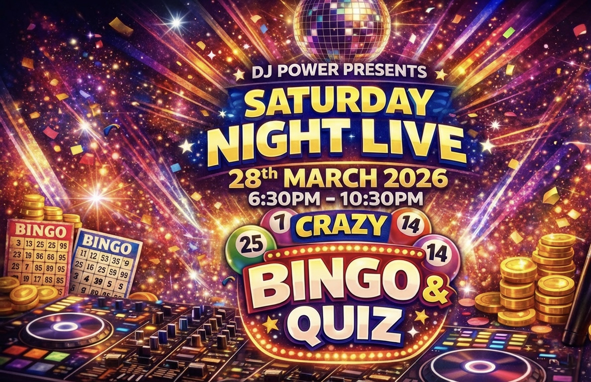 Saturday Night Live - DJ SP Events- Crazy Bingo & Quiz