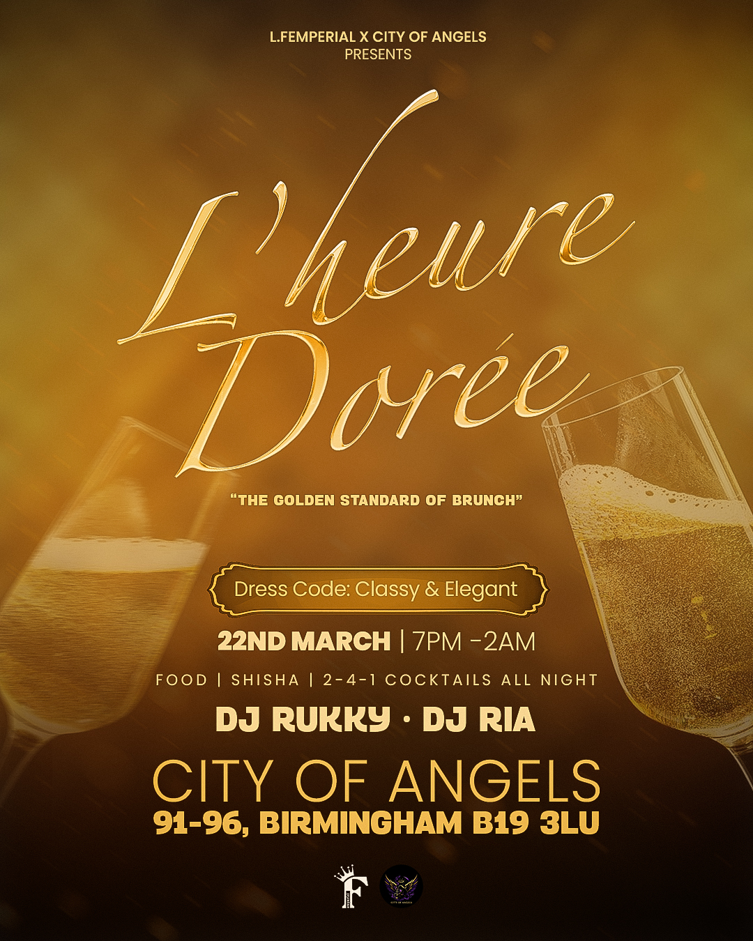 L’HEURE DOREE - “THE GOLDED STANDARD OF BRUNCH”