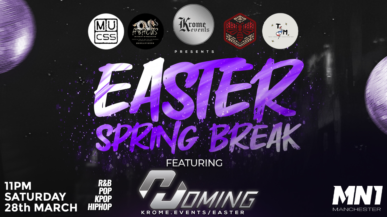 Krome Events x Oriental Societies Proudly Presents: Easter Spring Break Takeover 🌸