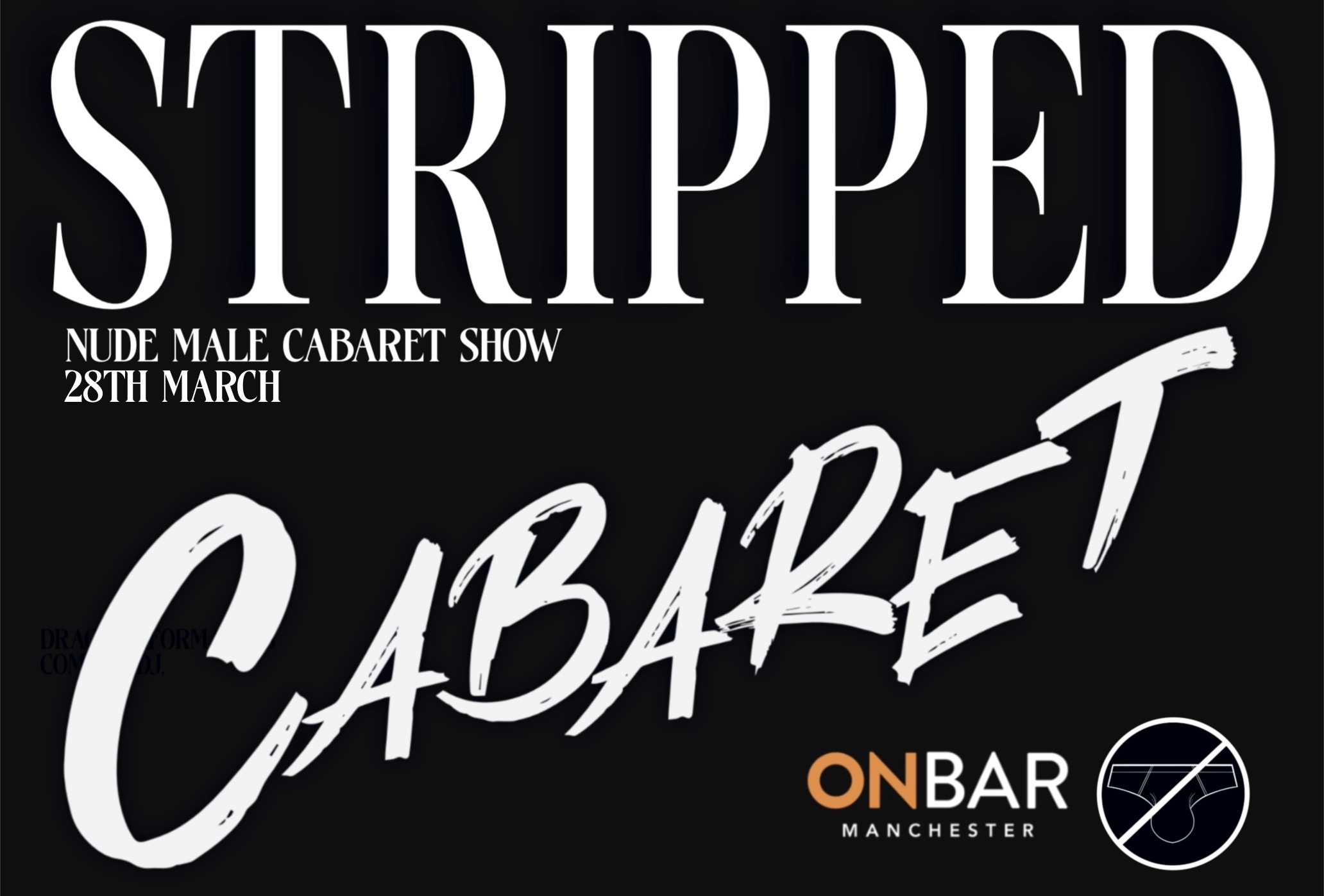 STRIPPED- CABARET- 3rd BIRTHDAY