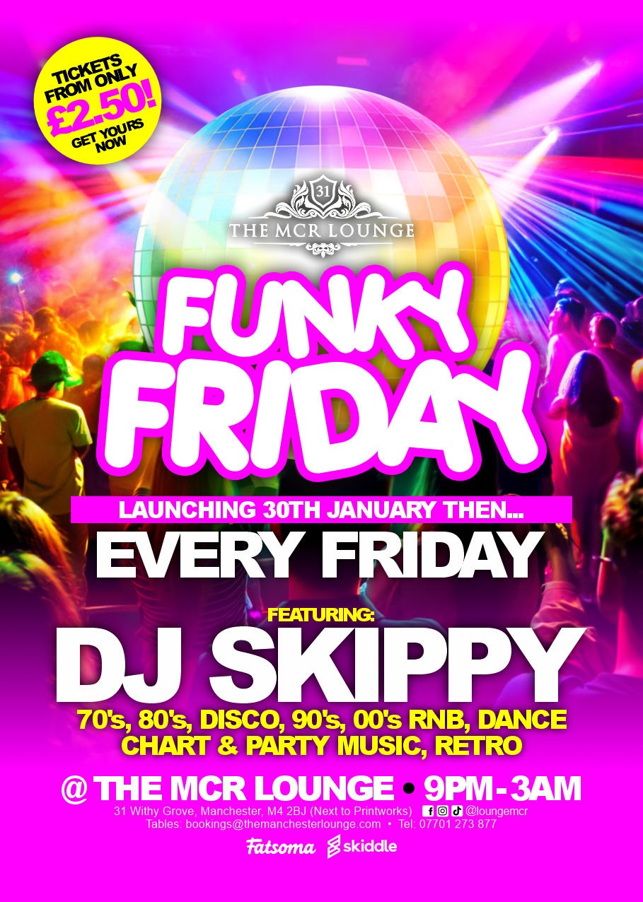 Funky Friday - MCR Lounge