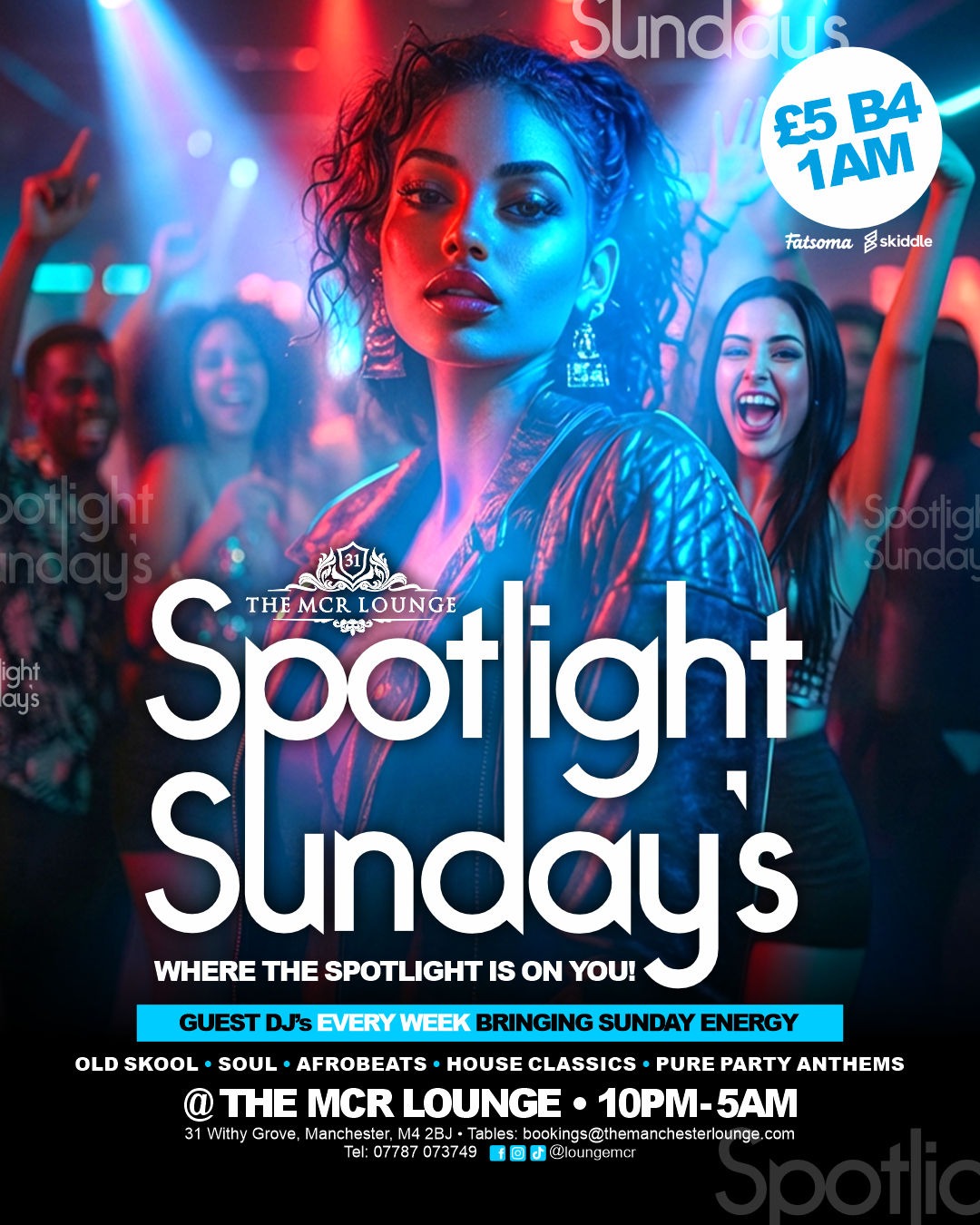 Spotlight Sundays - MCR Lounge