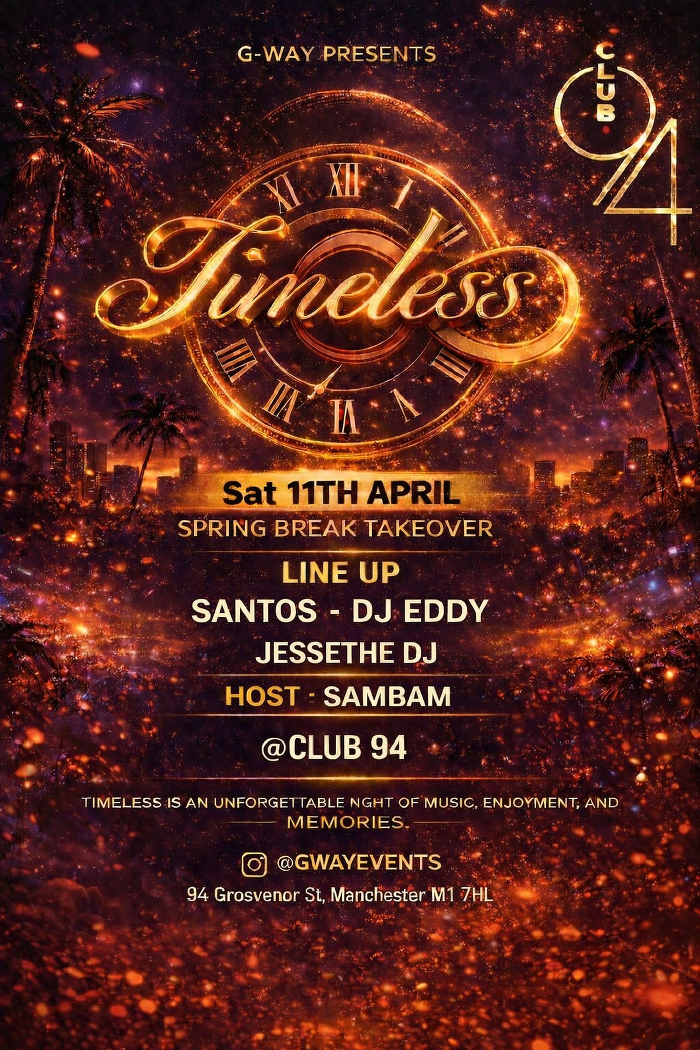 TIMELESS 1YR: Spring Break Takeover