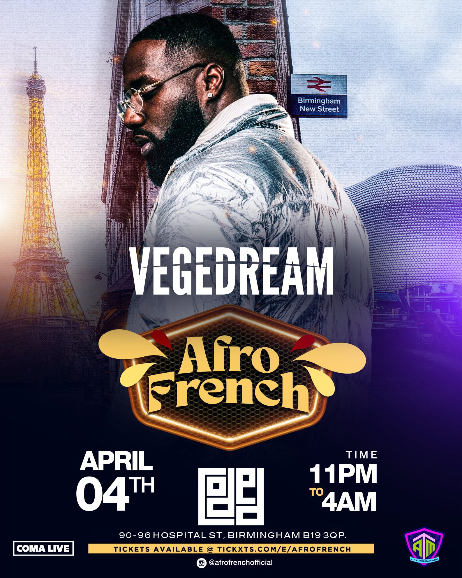 Afrofrench Vegedream Performing Live