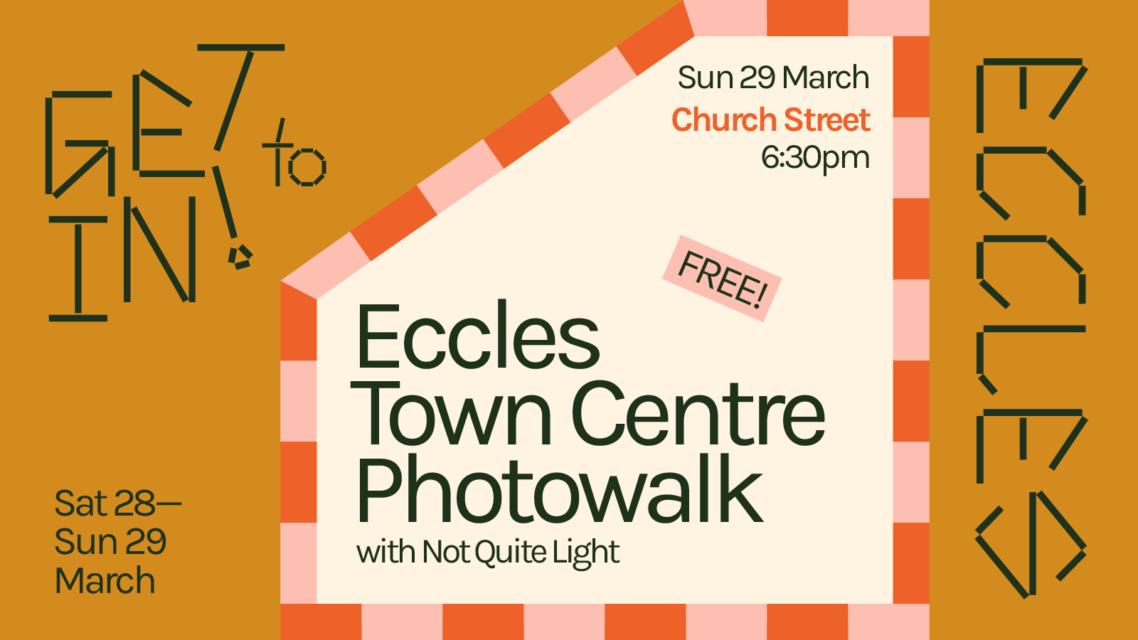 Eccles Town Centre Photowalk with Not Quite Light