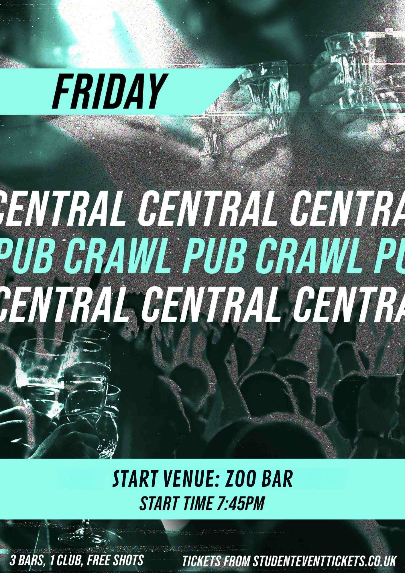 CENTRAL LONDON BAR CRAWL FRIDAY 20TH MARCH
