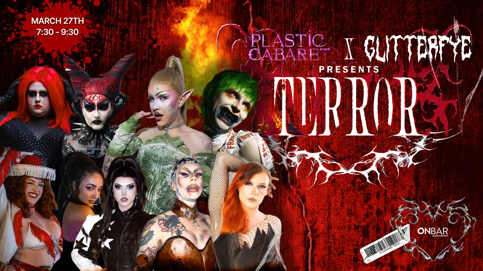 The Plastic Cabaret X Glitterfye present: TERROR