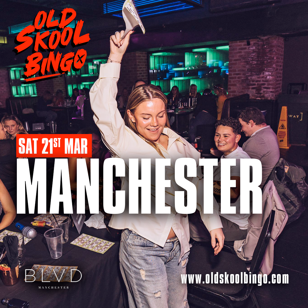 Old Skool Bingo Sat 21st March Manchester