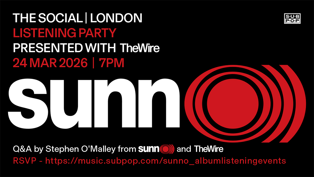 Sunn O))) Listening Party ft. Q&A with Stephen O'Malley