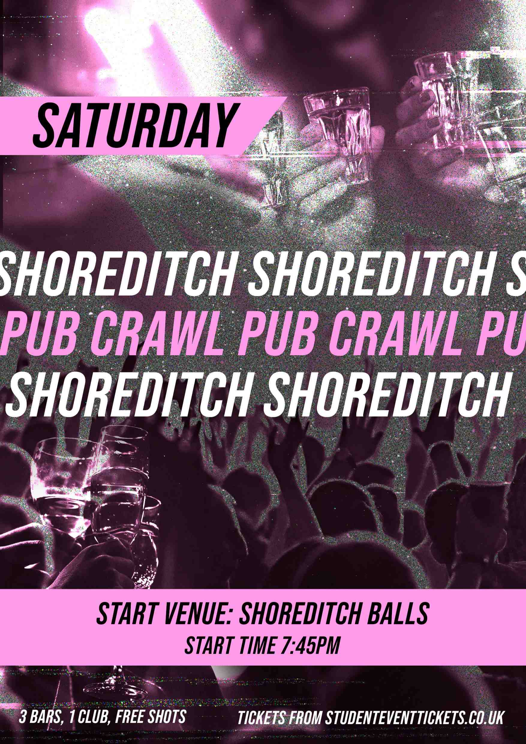 SHOREDITCH PUB CRAWL SATURDAY 11TH APRIL