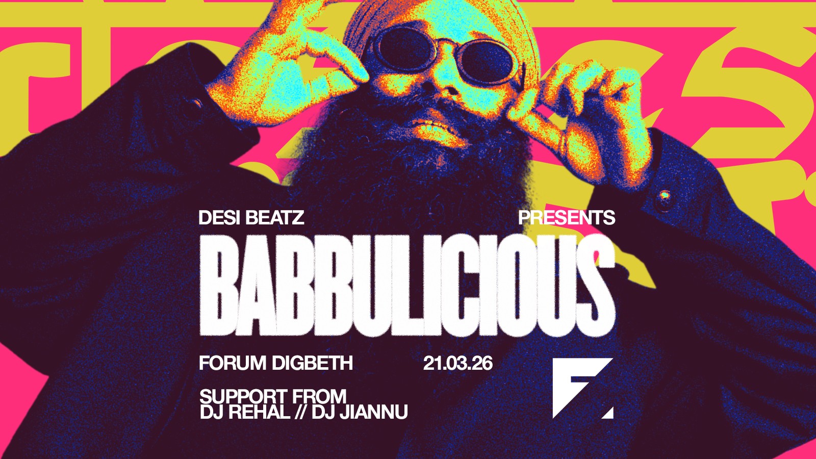 [70% SOLD OUT] Aston Punjabi Soc : BABBULICIOUS LIVE! | 21.03.26