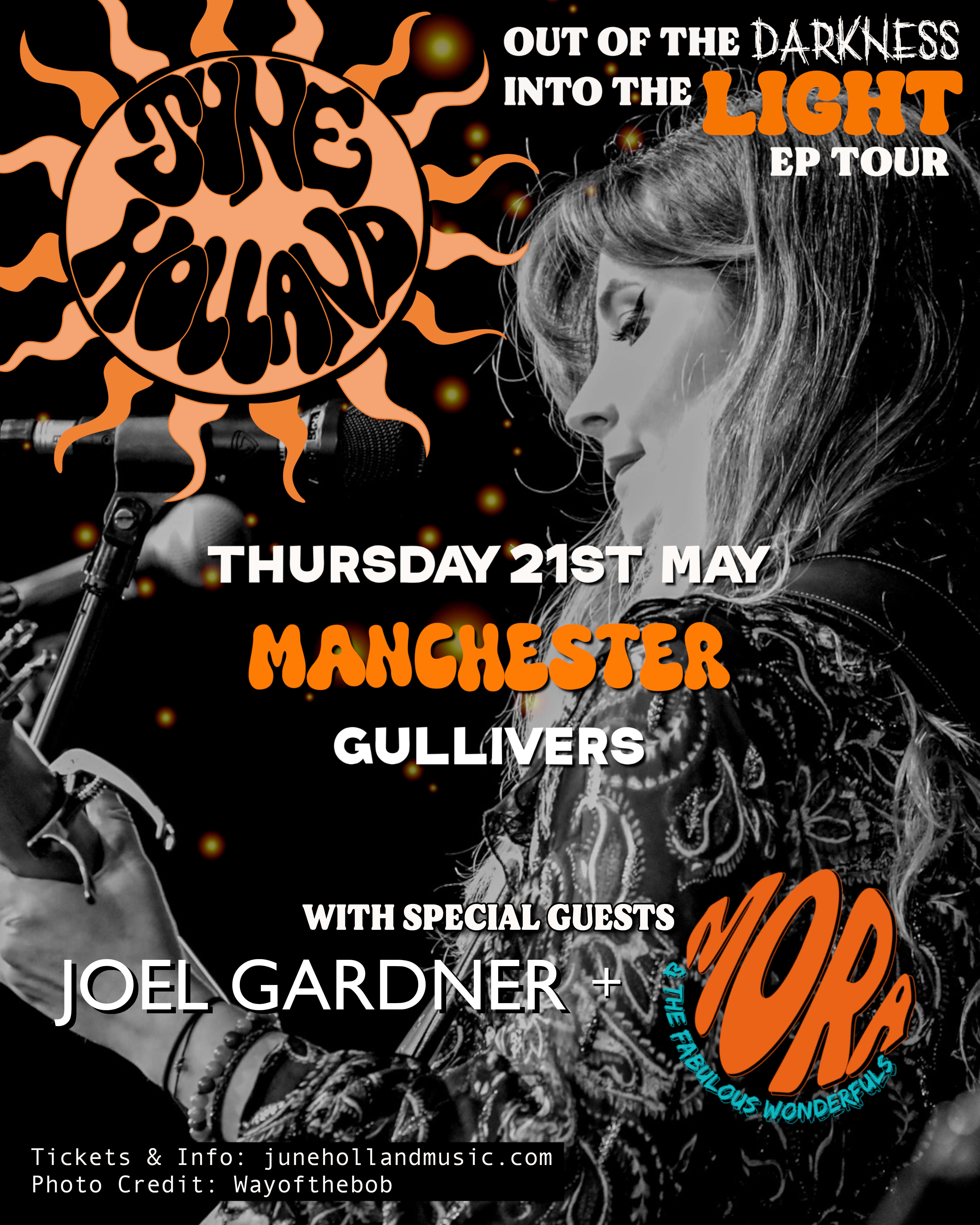 June Holland Out of the Darkness Into the Light EP Tour - Manchester