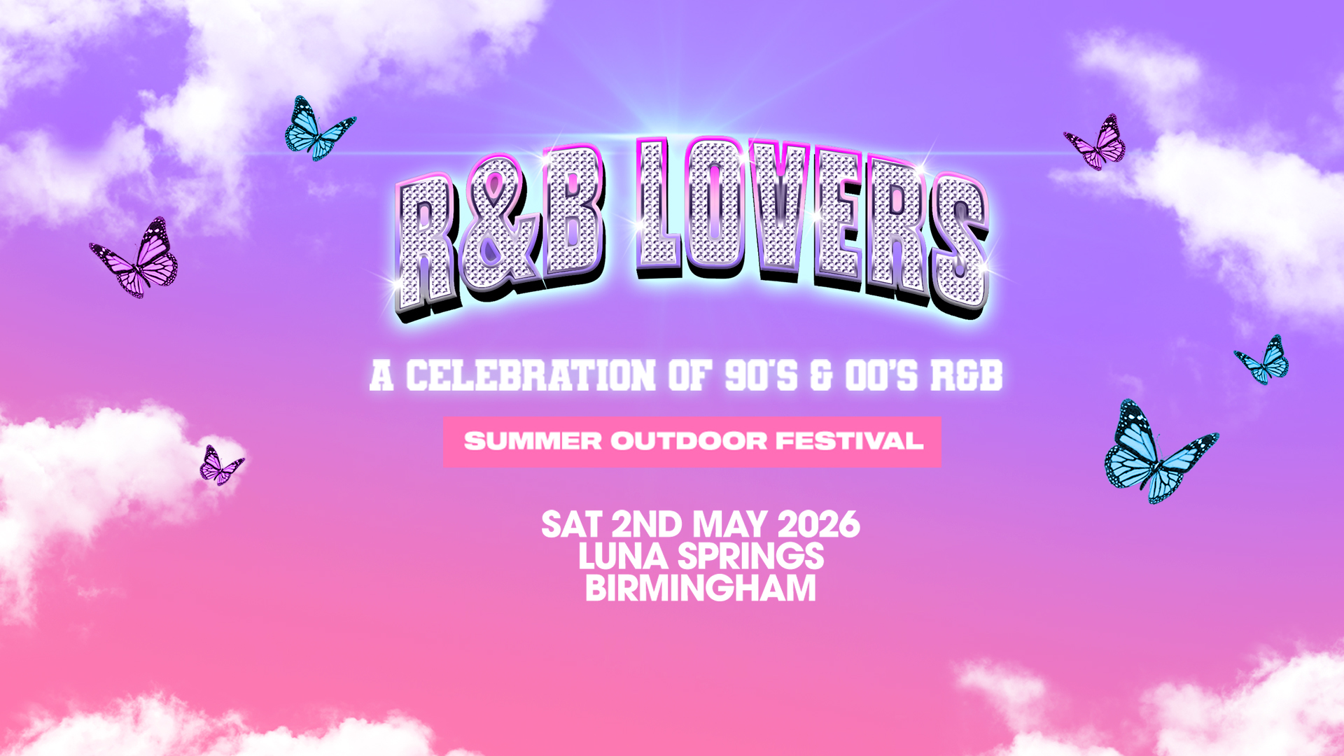 R&B Lovers - Saturday 2nd May - Luna Springs [TICKETS SELLING FAST!]