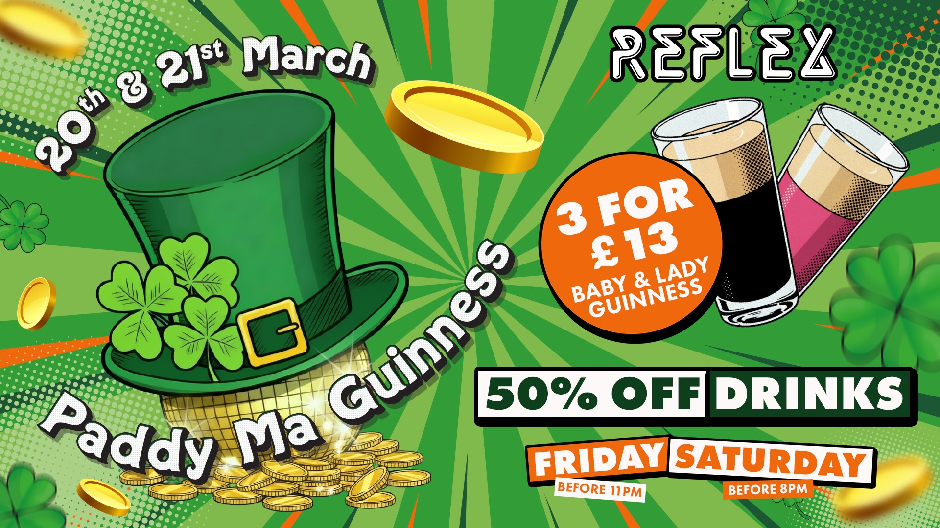 🍀 Paddy Ma Guinness FRIDAY🍀