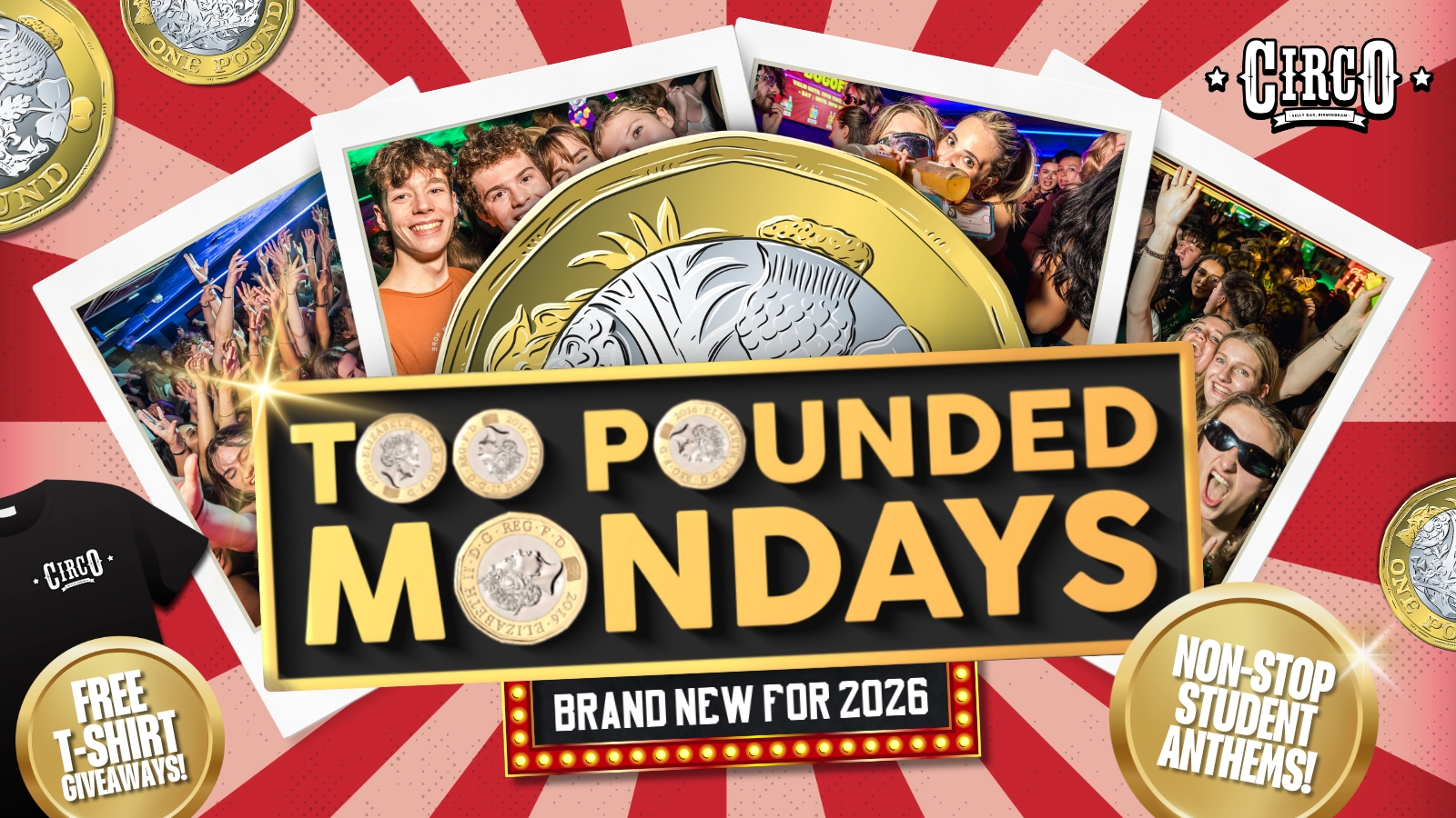 TOO POUNDED MONDAY ✨STUDENT ONLY MONDAYS!✨ [23/03]