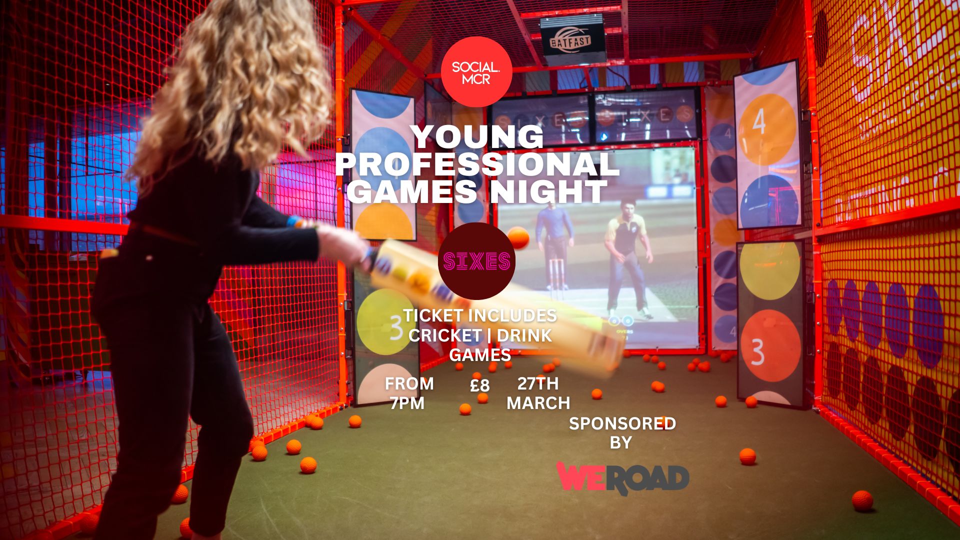 YOUNG PROFESSIONAL GAMES NIGHT X SIXES CRICKET
