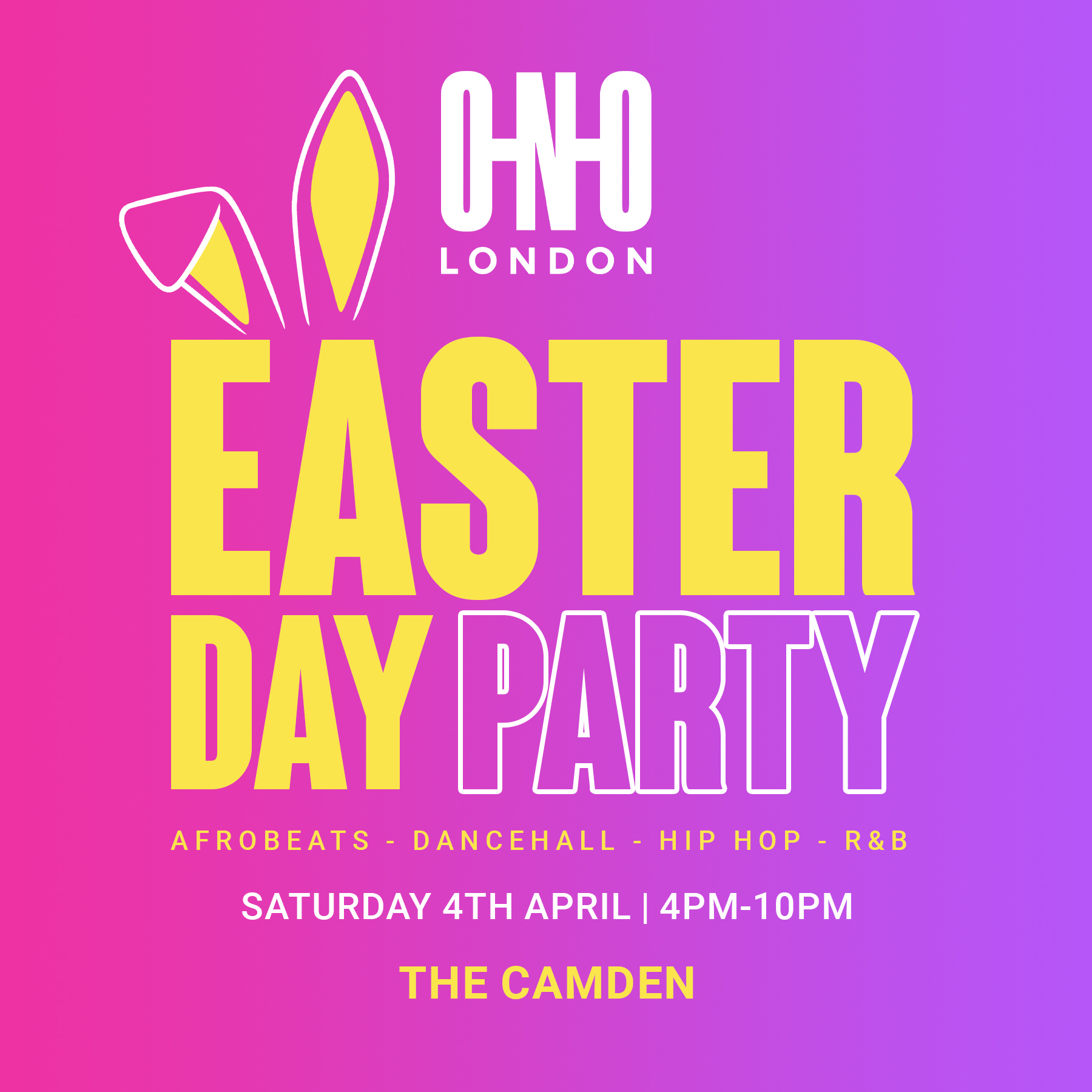 EASTER DAY PARTY (FREE B4 5PM WITH A TICKET)